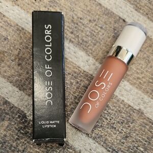 NIB Dose of Colors Liquid Matte Lipstick - Nude Mood